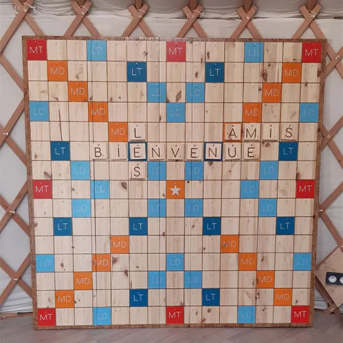 scrabble geant en bois