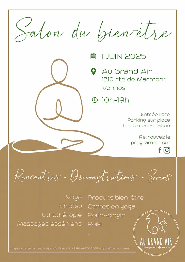 Affiche_Salon bien-être Vonnas 2025 salon du bien-être vonnas