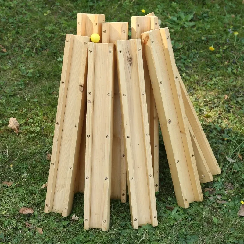 Rigoletta : 8 rigoles + 1 balle location rigoletta jeu en bois