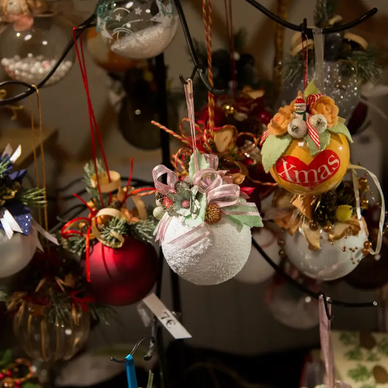 artisanat en papier marché de noël ain vonnas