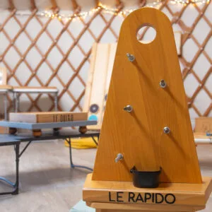 jeu d'adresse à partager dans une yourte