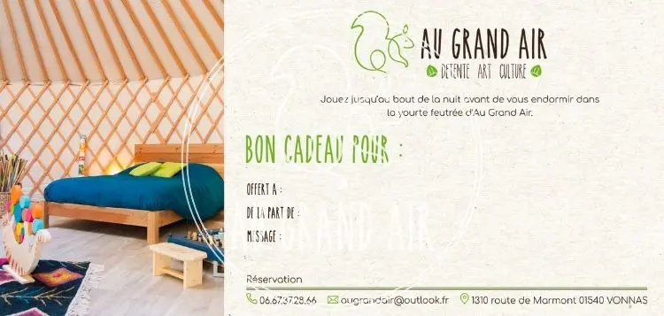 Bon cadeau pour un week-end insolite proche Lyon offrir bon cadeau nuit insolite rhône-alpes