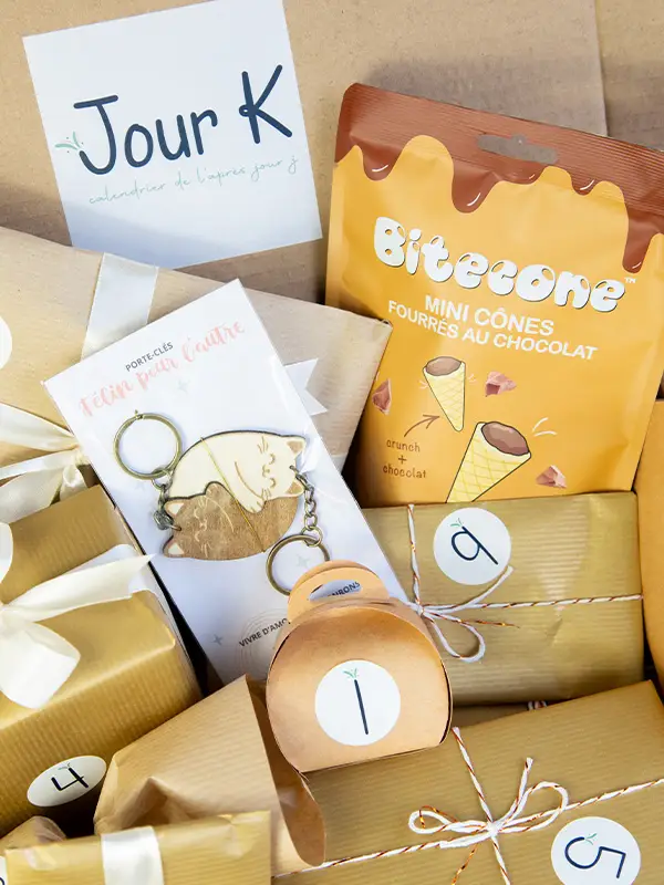 offrir un calendrier de l'après mariage comme cadeau original