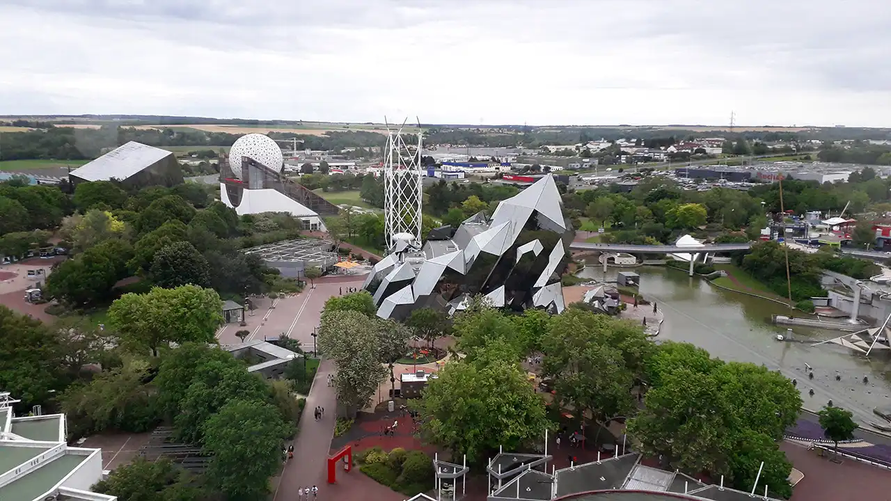 vue panoramique du Futuroscope